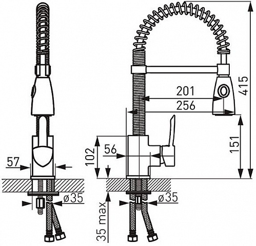 Смеситель Ferro Modena BTM8