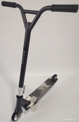 Трюковый самокат Ricos Flash JL-300A-4 (черный/серый)