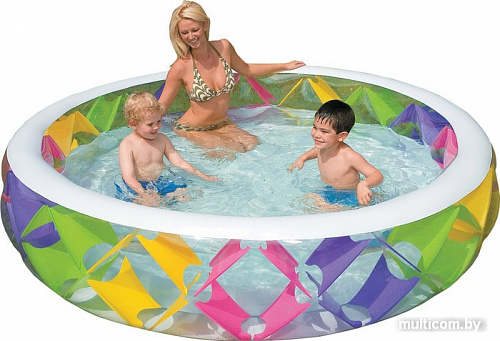 Надувной бассейн Intex Swim Center Pinwheel 229х56 (56494)