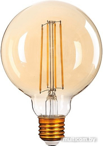 Светодиодная лампа Gauss LED Filament G95 E27 8W Golden 2400К 105802008