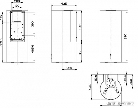 Кухонная вытяжка Faber Cylindra Plus WH Gloss A37