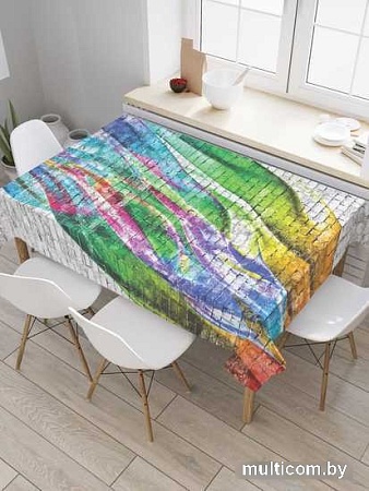 Скатерть JoyArty Красочные потеки tcox_21246_180x145