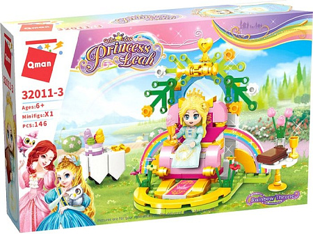 Конструктор Qman Princess Leah 32011-3 Радужный трон