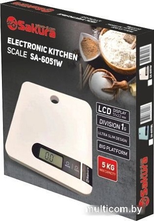 Кухонные весы Sakura SA-6051W