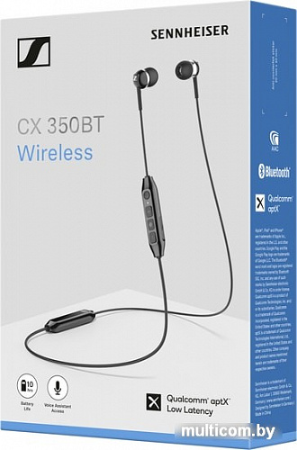 Наушники Sennheiser CX 350BT (черный)