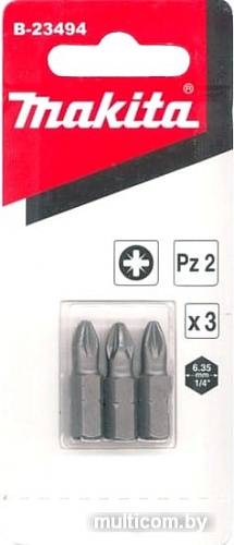 Набор бит Makita B-23494 (3 предмета)