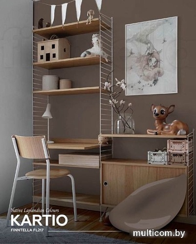 Краска Finntella Foxy Lapselli Matte Kartio F-50-1-9-FL217 9 л (коричневый)
