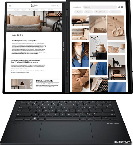 Рабочая станция ASUS Zenbook 14 Duo OLED UX8406CA-PZ212X