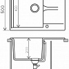 Кухонная мойка Polygran Gals 620 (черный 16)