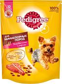 Сухой корм для собак Pedigree для взрослых миниатюрных пород с говядиной 600 г