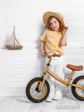 Беговел Amarobaby Road Racer (коричневый)