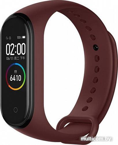 Фитнес-браслет Xiaomi Mi Band 4 (бордовый, китайская версия)