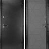 Металлическая дверь Guard Термо MG75 87х205 правая (черное серебро/серый)