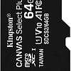 Карта памяти Kingston Canvas Select Plus microSDXC 64GB