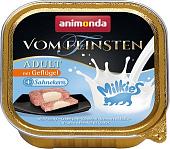Консервированный корм для кошек Animonda Vom Feinsten Adult с птицей и начинкой из сливок 100 г