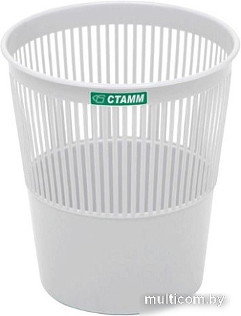 Корзина для бумаг Стамм КР22 (серый)
