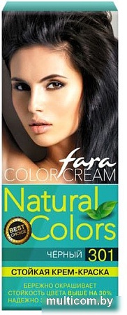 Крем-краска Fara Natural Colors 301 черный 50 мл