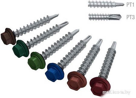 Starfix Кровельный 4.8x35 шайба с прокл. PT1 SMV1-83819-5 (5кг, оцинкованный)