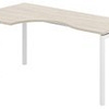 Стол Norden 140x90x75 SG.231.OL.44.WH.L (белый/дуб светлый)