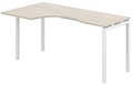 Стол Norden 140x90x75 SG.231.OL.44.WH.L (белый/дуб светлый)
