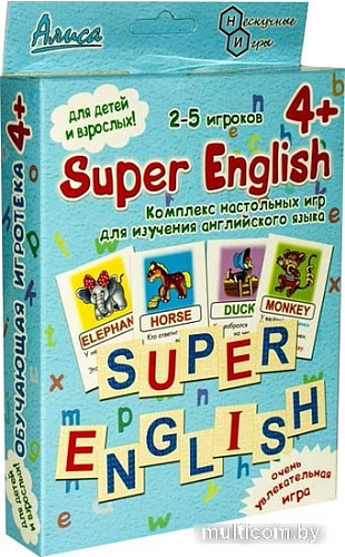 Развивающая игра Нескучные игры Super English И-810