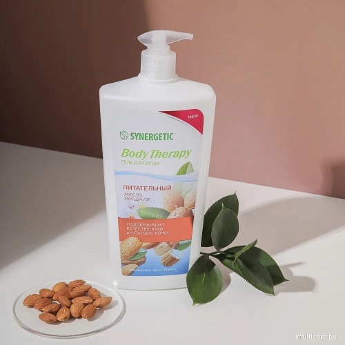 Synergetic Гель для душа Body Therapy Масло миндаля 900 мл