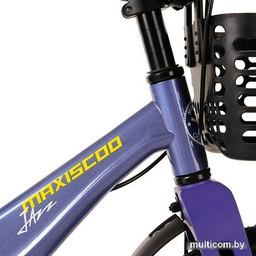 Детский велосипед Maxiscoo Jazz Pro 14 2024 (синий карбон)