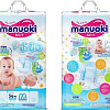 Подгузники Manuoki Ultrathin M 6-11 кг JPM006 (56 шт)