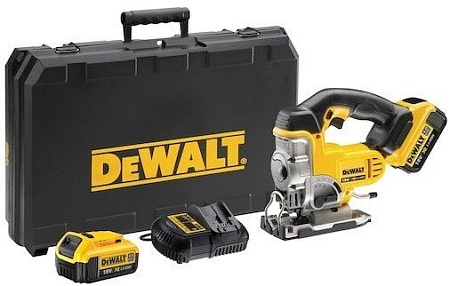 Электролобзик DeWalt DCS331M2 (с 2-мя АКБ, кейс)