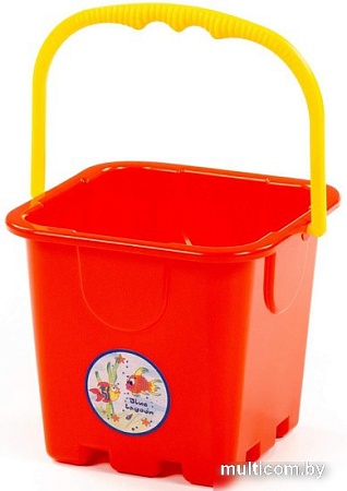 Ведерко для игры в песочнице Полесье Ведро-крепость 35448