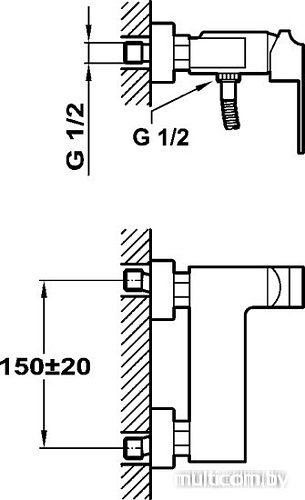 Смеситель TEKA Cuadro Black (38.231.02.0N)