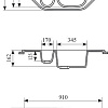Кухонная мойка Gran-Stone GS-14 (308 черный)