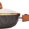 Сковорода Kukmara Granit Ultra Black-Gold сгбг243а
