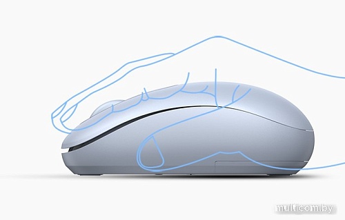 Мышь Ugreen MU105 90671 (светло-синий)