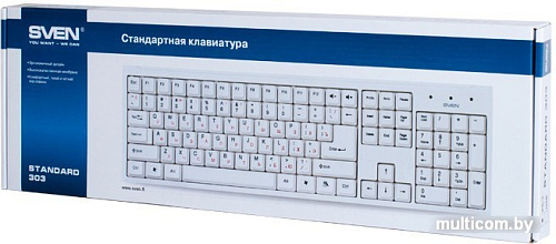 Клавиатура SVEN Standard 303 White