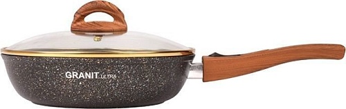 Сковорода Kukmara Granit Ultra Black-Gold сгбг243а