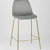 Стул Stool Group Валенсия SN полубарный OS-001CB HLR-18 (велюр серый/золотые ножки)