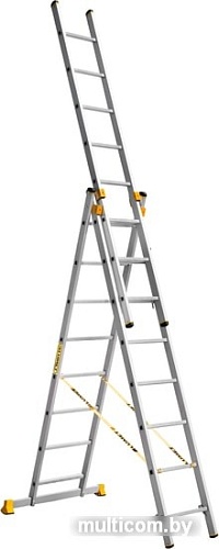 Лестница-стремянка Алюмет трехсекционная профессиональная P3 9308