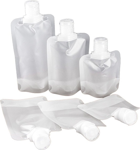 Набор флаконов для косметики Onlytop 10582142 (6шт, прозрачный/белый)