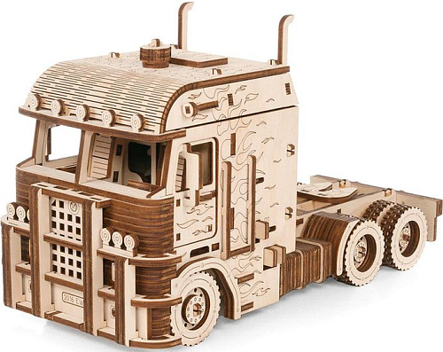 Сборная модель Eco-Wood-Art Тягач Король дорог