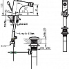 Смеситель Bravat Gina F365104C-ENG