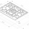Варочная панель Korting HG7115CTRN