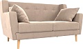 Диван Mebelico Брайтон 2 (велюр, бежевый)
