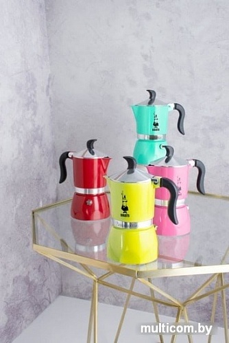 Гейзерная кофеварка Bialetti Fiammetta (3 порции, лайм)