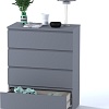 Комод Mio Tesoro Варма 4 (серый)