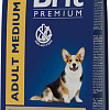 Сухой корм для собак Brit Premium Dog Adult Medium курица 15 кг