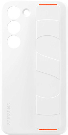 Чехол для телефона Samsung Silicone Grip Case S23 (белый)