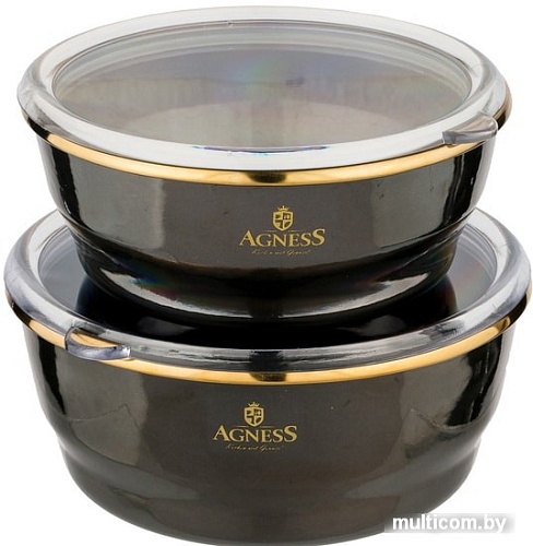 Набор салатников Agness Тюдор 950-257