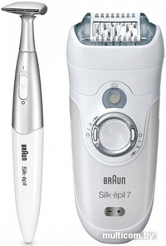 Эпилятор Braun Silk-epil 7 7-561 Wet & Dry + Триммер Braun FG1100