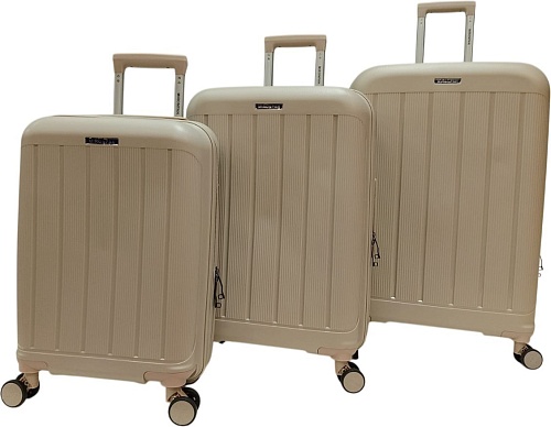 Чемодан-спиннер Mironpan 11197-2 (S, светло-серый)